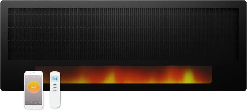 Second Chance - Flamara Infrared Panel Fireplace LED 2100 Watt - Default
