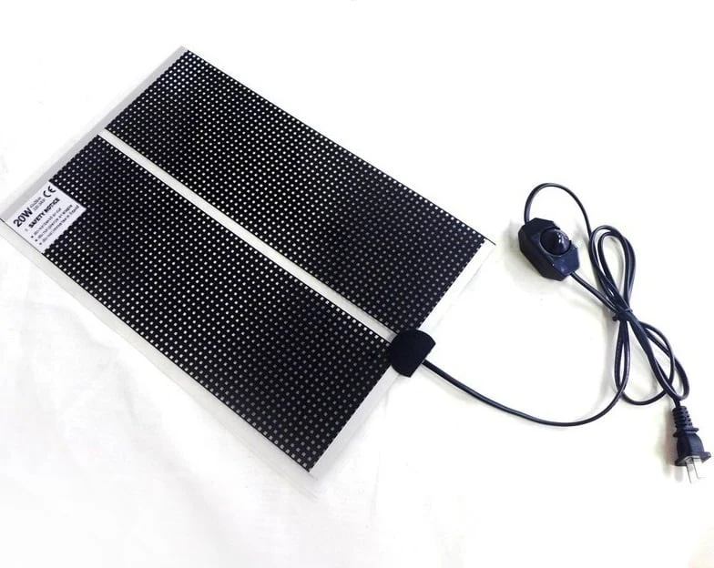Heated Mat QH 28x28cm with controller and switch on/off