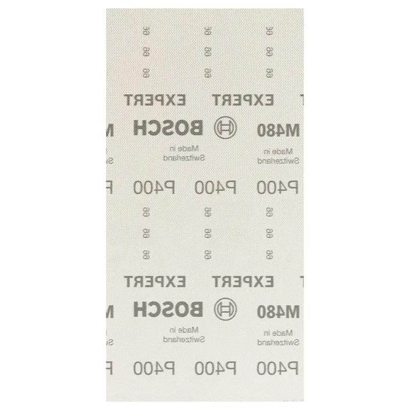 Bosch EXPERT M480 SCHUURNET BEST FOR WOOD AND PAINT 115 X 230 MM KORREL 400 50X