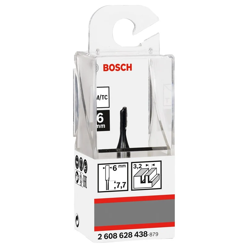 Bosch VINGERFREES 6 MM, D1 3,2 MM, L 7,7 MM, G 51 MM