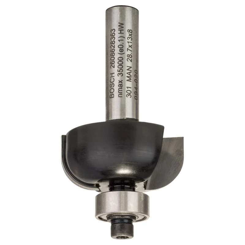 Bosch HALFRONDPROFIELFREES 8 MM, R1 8 MM, D 28,7 MM, L 13 MM, G 54 MM