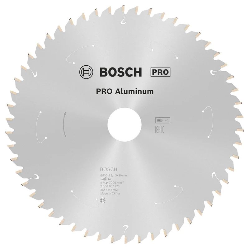 Bosch CIRKELZAAGBLAD ALUMINIUM 210X30X1.9/1.3X54T
