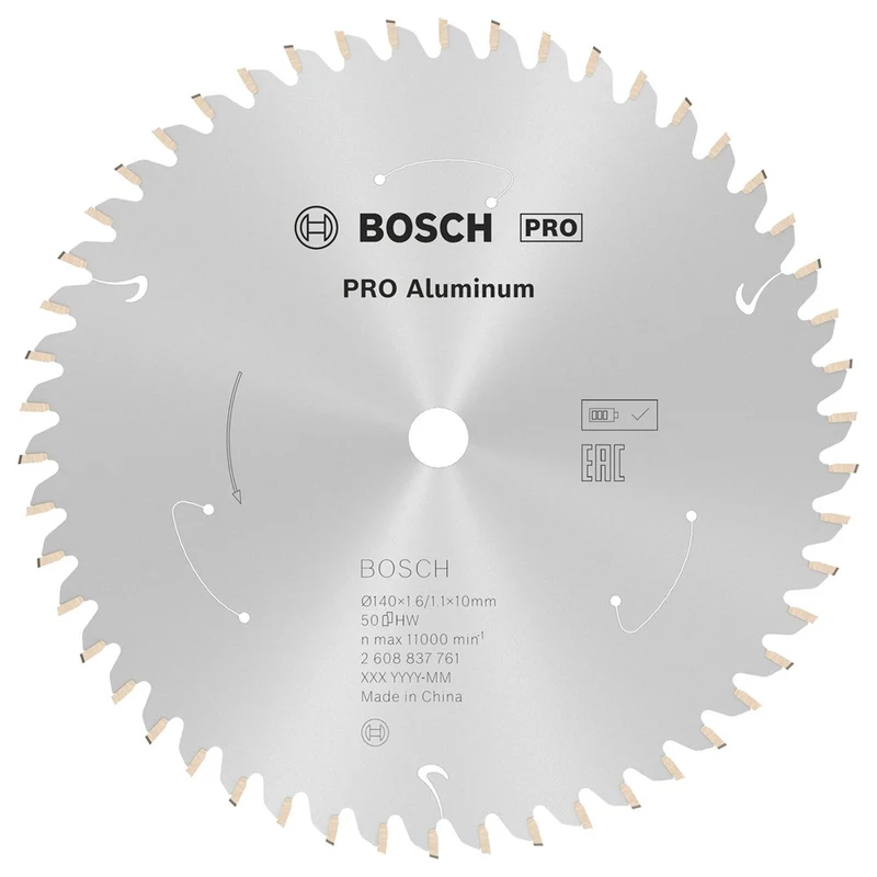 Bosch CIRKELZAAGBLAD ALUMINIUM 140X10X1.6/1.1X50T