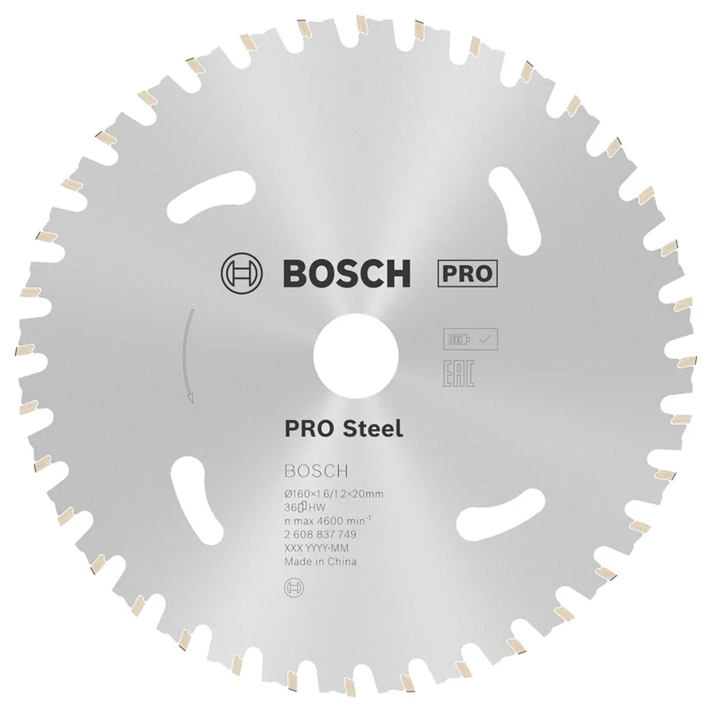 Bosch CIRKELZAAGBLAD STEEL 160X20X1.6/1.2X36T