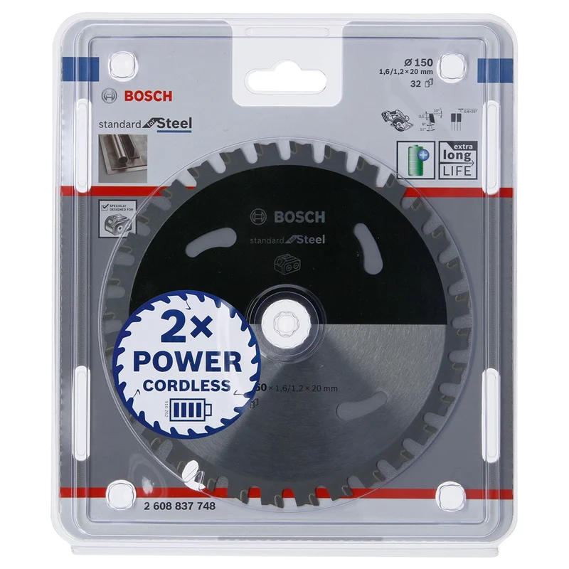 Bosch CIRKELZAAGBLAD STEEL 150X20X1.6/1.2X32T