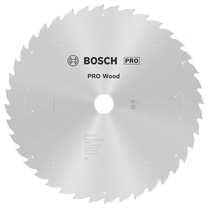 Bosch CIRKELZAAGBLAD WOOD 305X30X2.2/1.6X40T