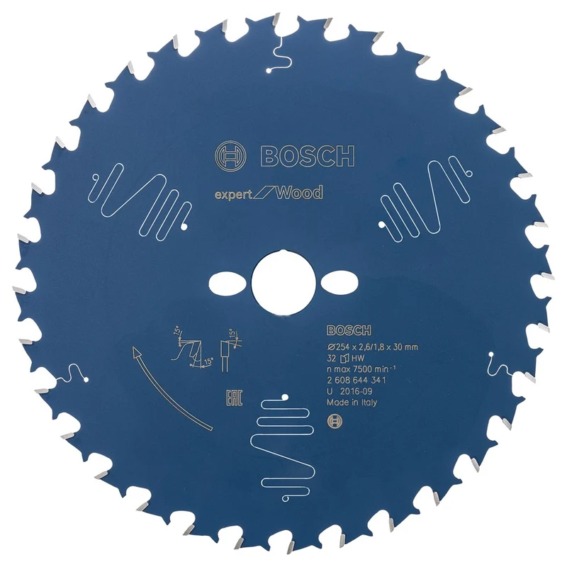 Bosch CIRKELZAAGBLAD WOOD 254 X 30 X 2,6/1,8 MM, 32T