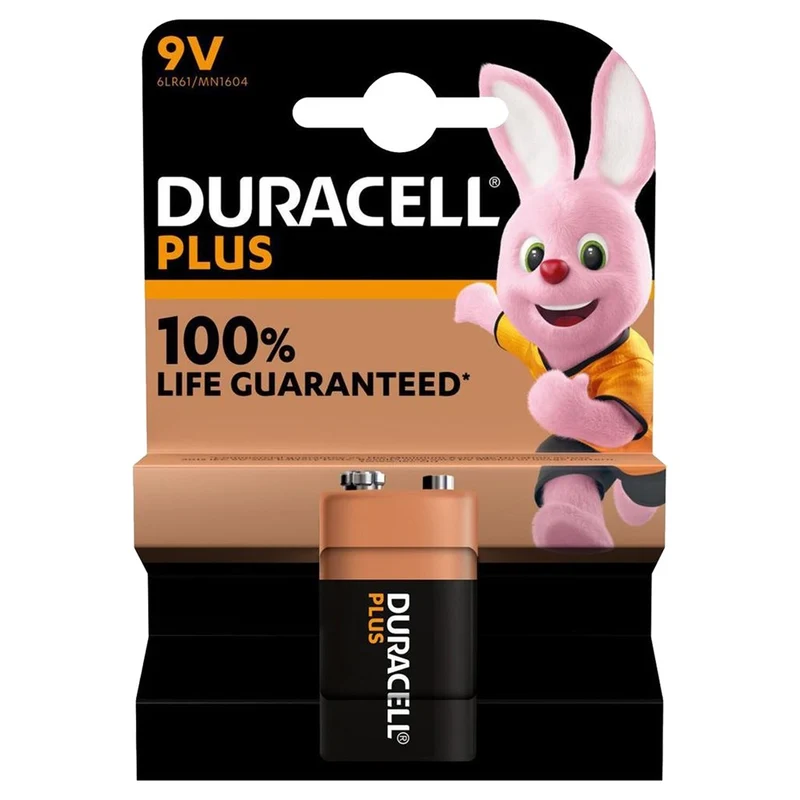 Duracell BATTERIJ 9V BLOK (LOS)