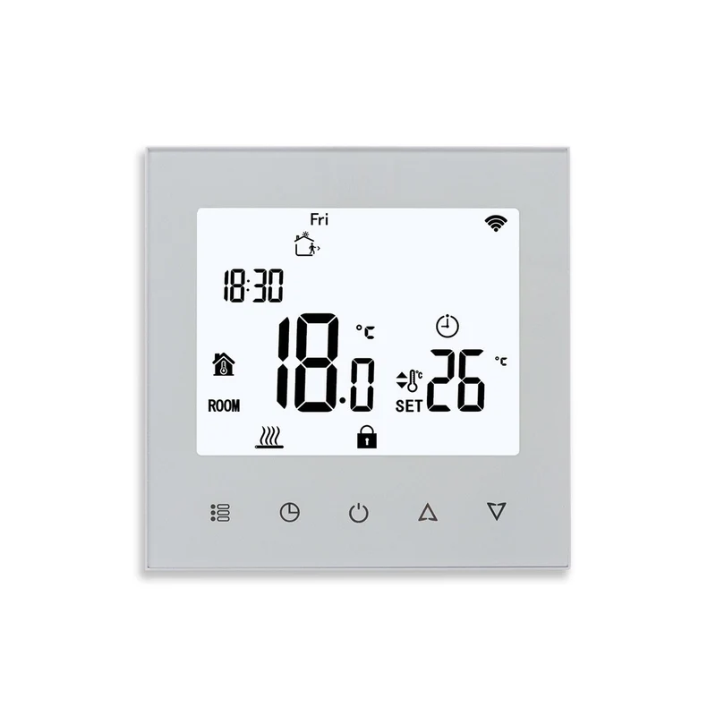 Touch-PRF 78 programmable thermostat white or black