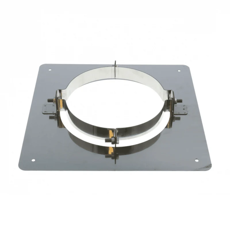 Livin' Flame - Houtkachel Verdiepingsondersteuning 200 mm RVS (plat dak)