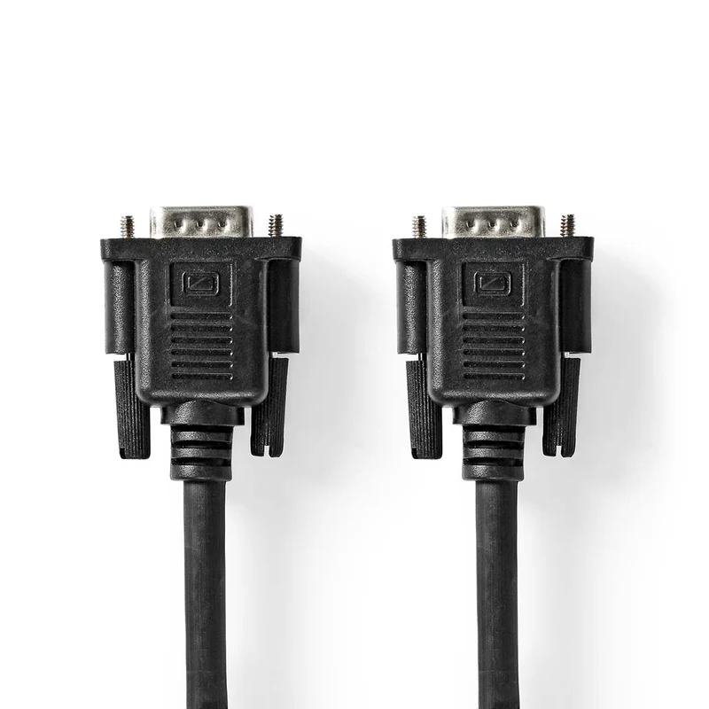 VGA-Kabel VGA Male - VGA Female 15p - Vernikkeld