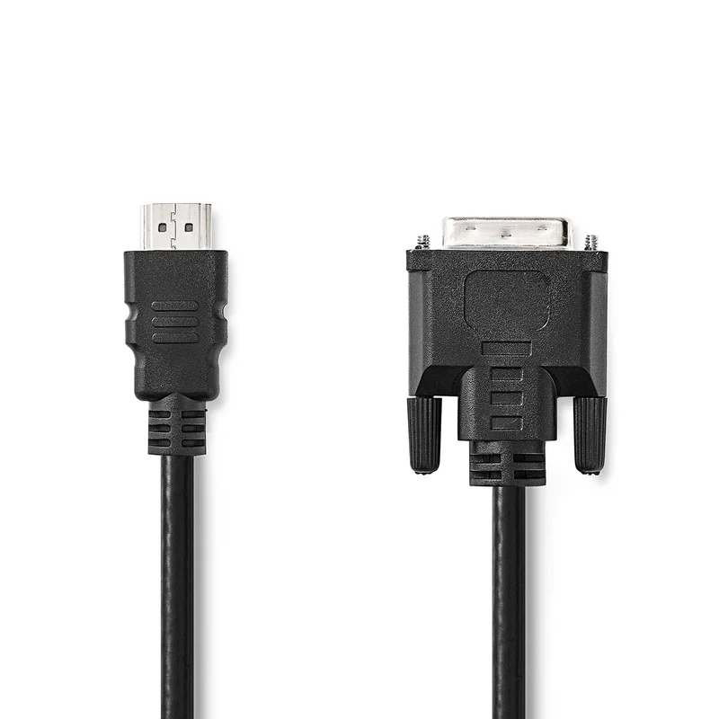 HDMI™ Kabel HDMI™ Connector - DVI-D 24+1-Pins Male - 1080p