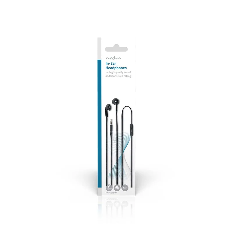 Bedrade Koptelefoon 3,5 mm - Kabellengte: 1.20m - Ingebouwde microfoon