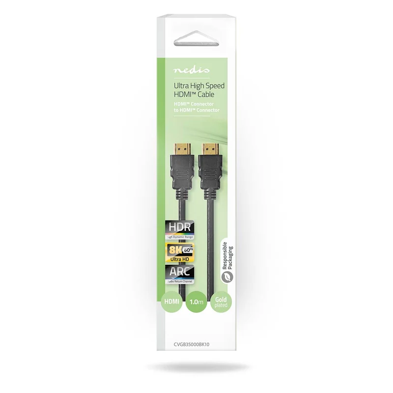 Ultra High Speed HDMI™-Kabel HDMI™ Connector - HDMI™ Connector - 8K@60Hz