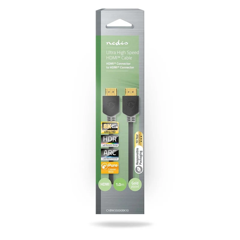Ultra High Speed HDMI™-Kabel HDMI™ Connector - HDMI™ Connector - 8K@60Hz
