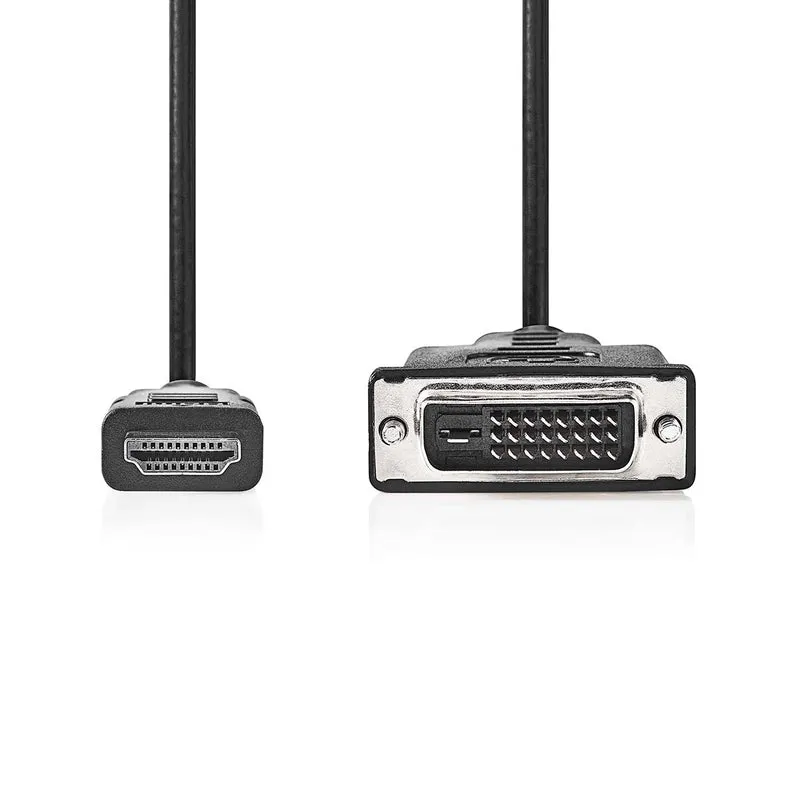 HDMI™ Kabel HDMI™ Connector - DVI-D 24+1-Pins Male - 1080p
