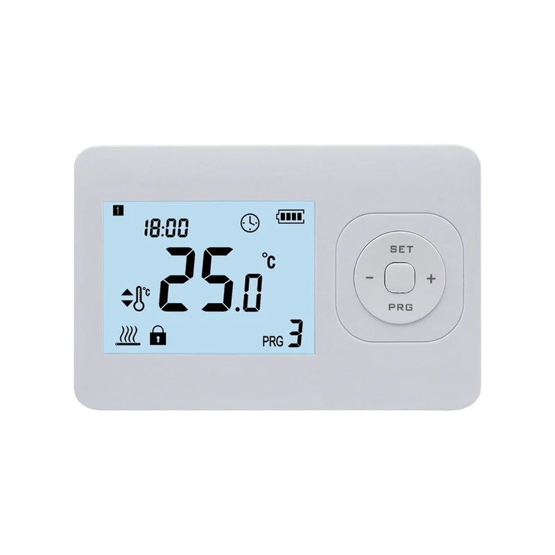 Central Heating Timer Thermostat - Digital - On/Off - White