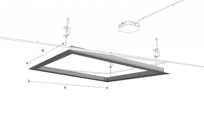 Aluminium Frame for Recessed Installation of Ecosun