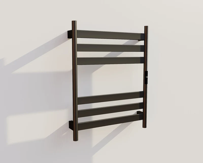 Towel Electric Radiator Black with thermostat A-CS06G-B