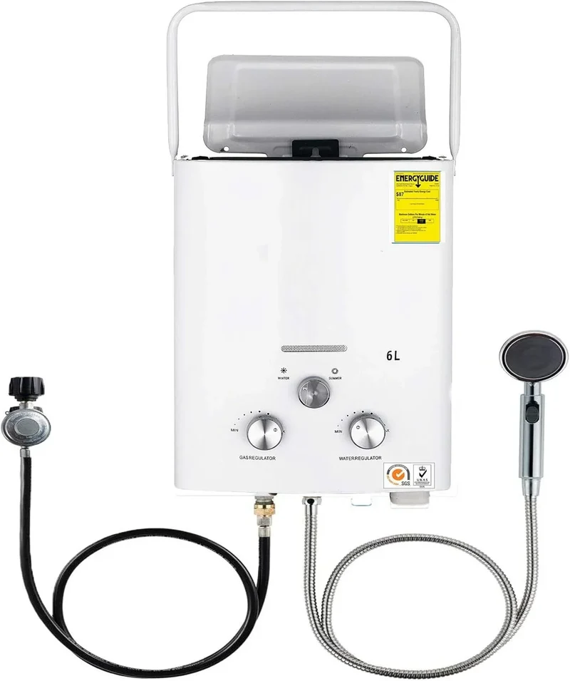 Propane water heater - LPG heater 6 liters/min boiler