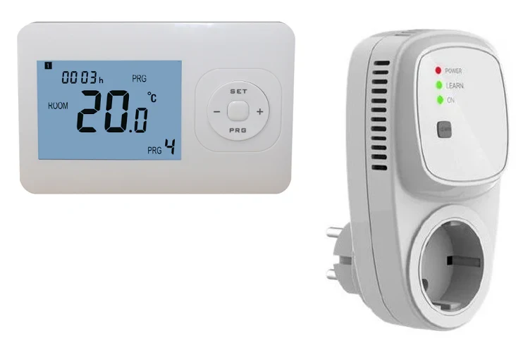 Thermostat White QH-Basic with Plug-in Receiver included