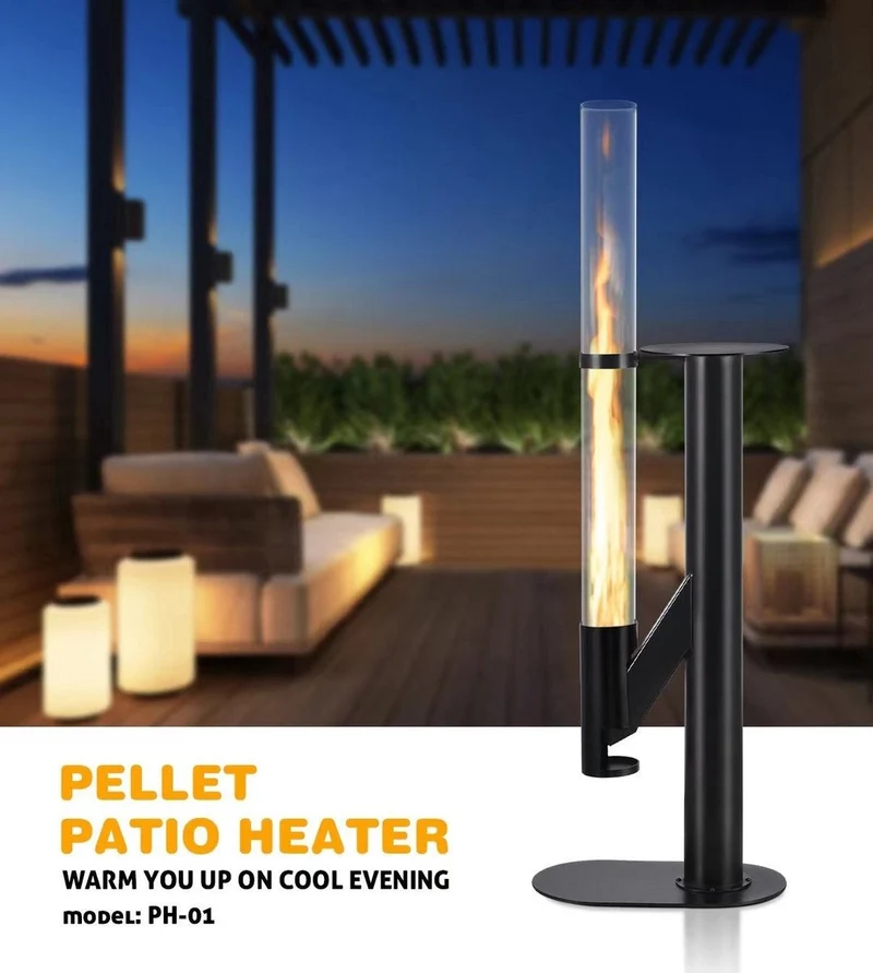 P01 HeatRocket pellet heater Quality Heating 5.0 kW