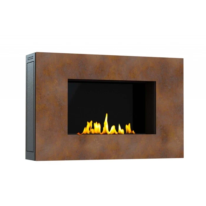 GlammFire Mito Small Hangende Bio-ethanol Haard in Corten Staal – 100 cm