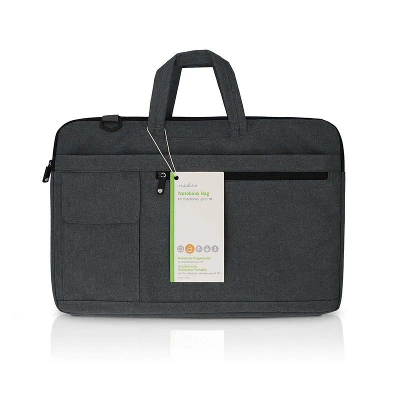 Notebook-Tas 17 - 18" - Draagriem - 8 Compartimenten