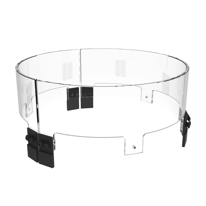 EcoSmart Fire - brandwerend windscherm rond 53 cm