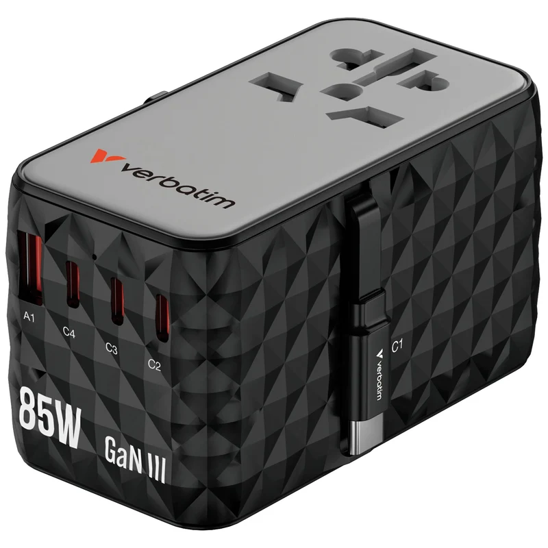 Verbatim Charge´n´travel Diamond 85W Retr. Cable Cnt-02 32127