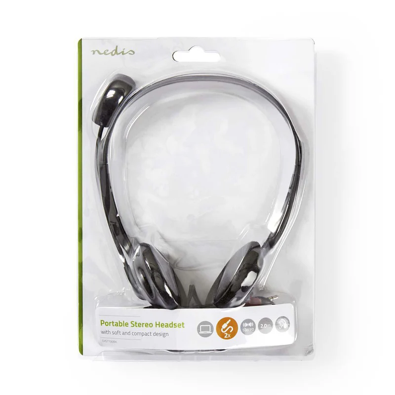 PC-Headset On-Ear - Stereo - 2x 3.5 mm