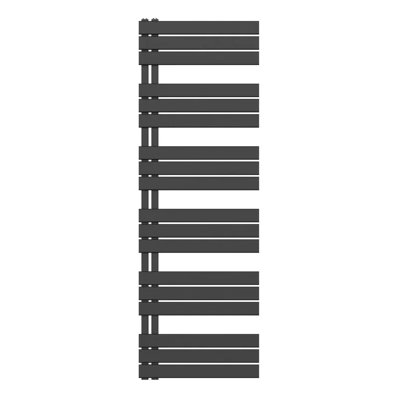 Badkamer Radiator PremiumLine Handdoekverwarming 1800 x 500 Mat Zwart