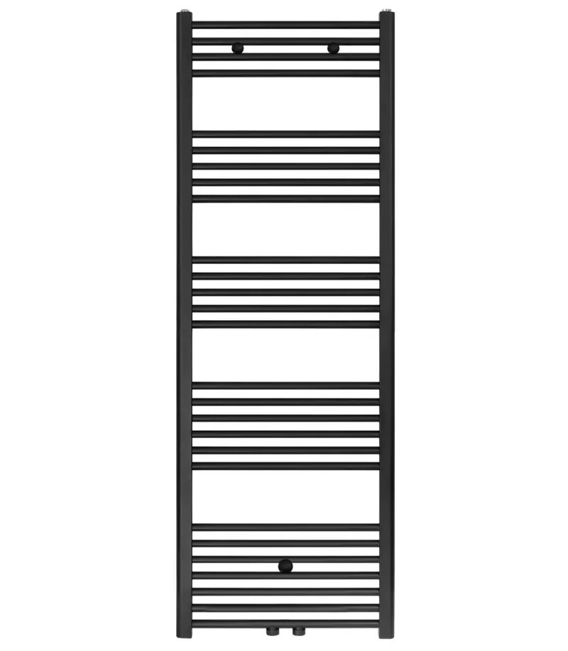 Badkamer Radiator Handdoekverwarming 1600 x 600 Blackline mat zwart