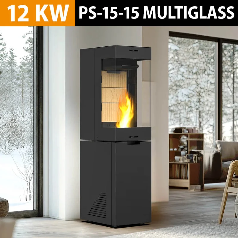Ps-15-15 MULTIGLASS 12KW - Geen installatie door Justfire (AFHALEN ( € 0.00)