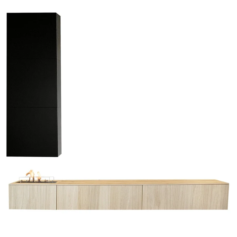 Xaralyn Jörne Full tv-meubel bio-ethanol haard