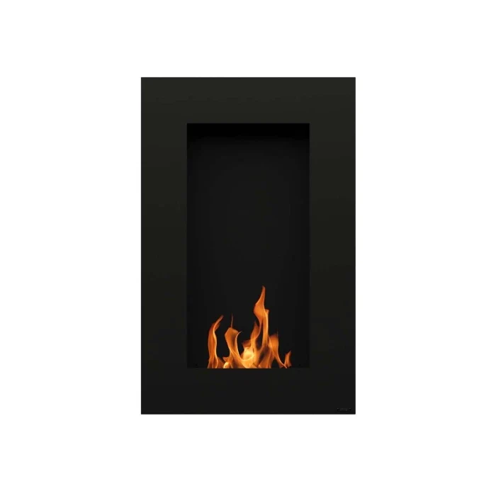 GlammFire Tango Zwart Wandgemonteerde Bio-ethanolhaard | Modern Design voor Binnen