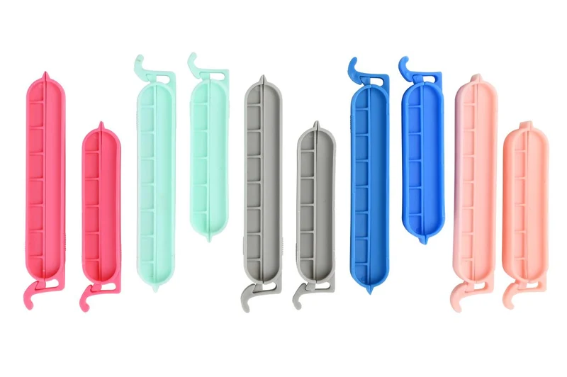 Benson Vershoudclips Set - 10 Stuks - Luchtdicht - 2 Verschillende Maten - Zakklemmen