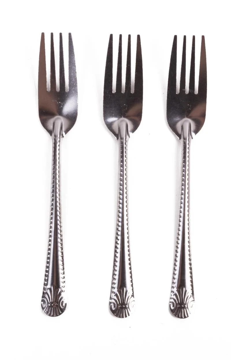 Benson Vorkenset - 3-delig - Chroomkleurig - Ergonomisch - Duurzaam