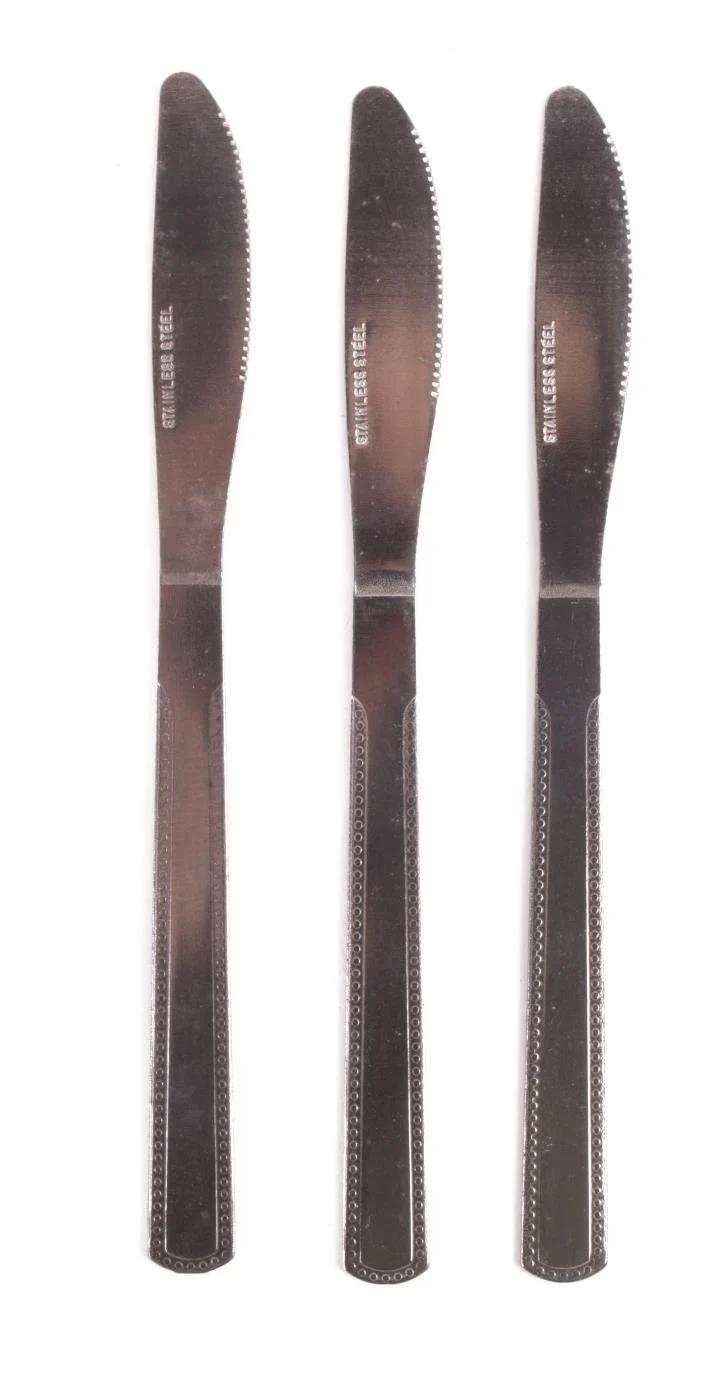 Benson Tafelmessenset - 3-delig - 20 cm - Metaal - Chroom