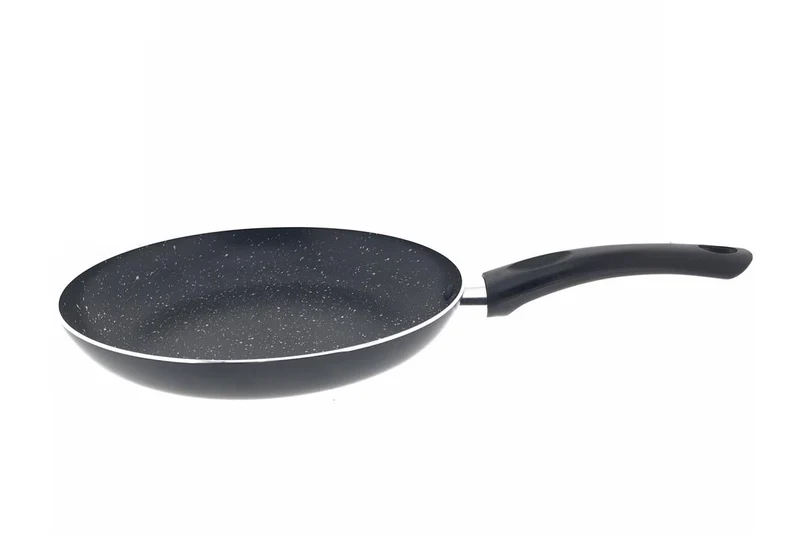 Benson Koekenpan Deluxe - 28 cm - Aluminium - Marmeren Anti-aanbaklaag - Zwart