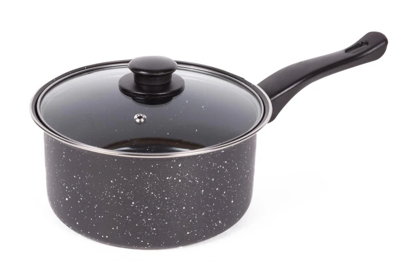 Benson Steelpan met Marmerlook - Antiaanbaklaag - 20 cm - 3 Liter