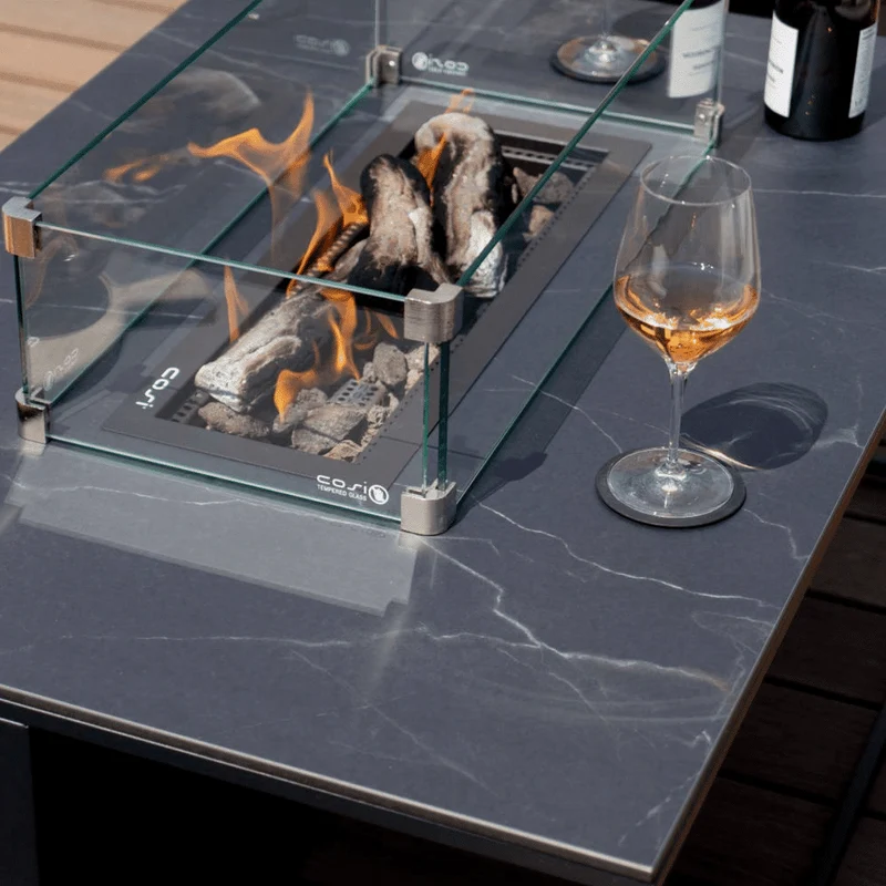 Cosi Fires - Cosidesign Line Black / Keramiek (120 cm)