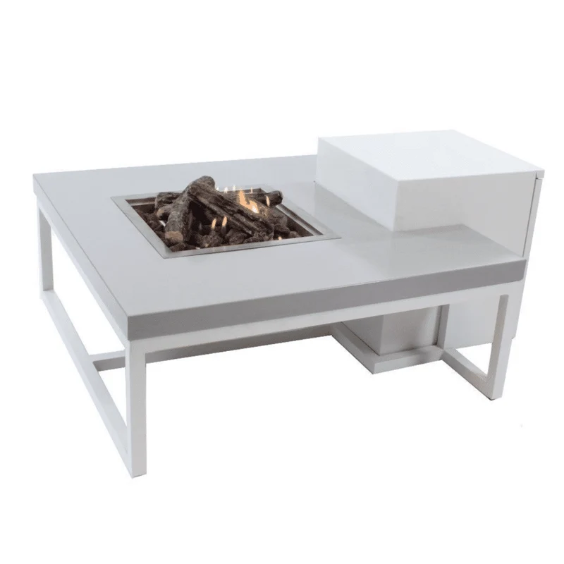 Enjoyfires - Vuurtafel Ambiance wit-grijs