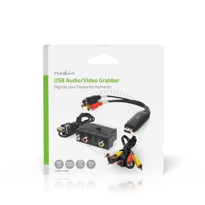 Videograbber USB 2.0 - 480p - A/V-kabels / Scart