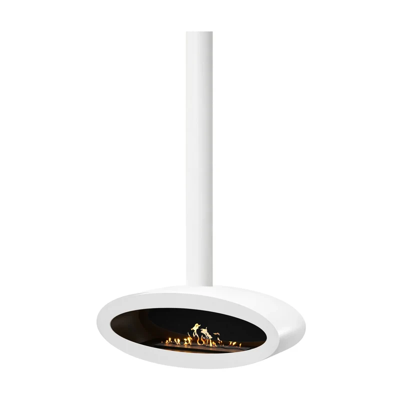 Ova Tube Gesloten Wit Bio-ethanol Plafondhaard 100 cm – Wild Flame
