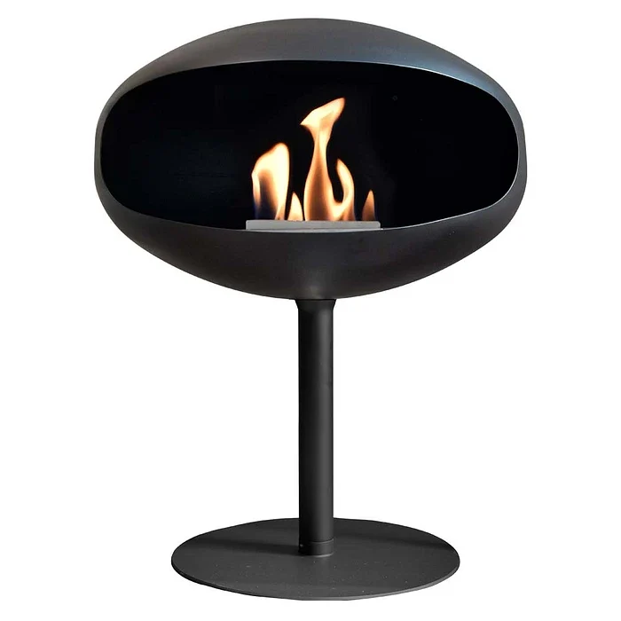 Cocoon Fires Pedestal Standing Bio-ethanol Haard Zwart