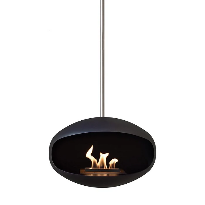 Cocoon Fires Aeris Hanging Bio-ethanol Plafondhaard Zwart