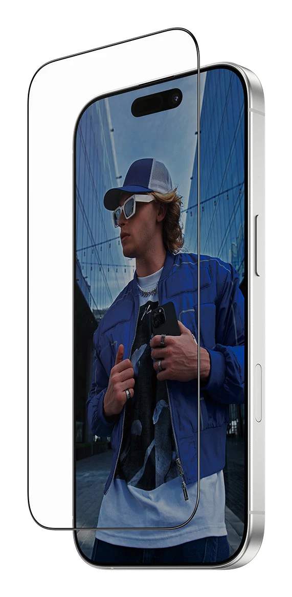 Panzerglass Ip 17 / 16 Pro Uwf Fastfit With Black Frame