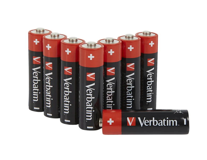 1X8 Verbatim Alkaline Battery Mignon Aa Lr6 49503