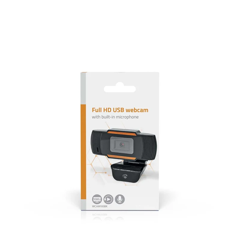 Webcam Full HD@30fps - Vaste Scherpstelling - Ingebouwde Microfoon